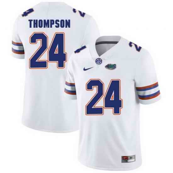 Florida Gators Mark Thompson 24 White NCAA Jersey.jpg